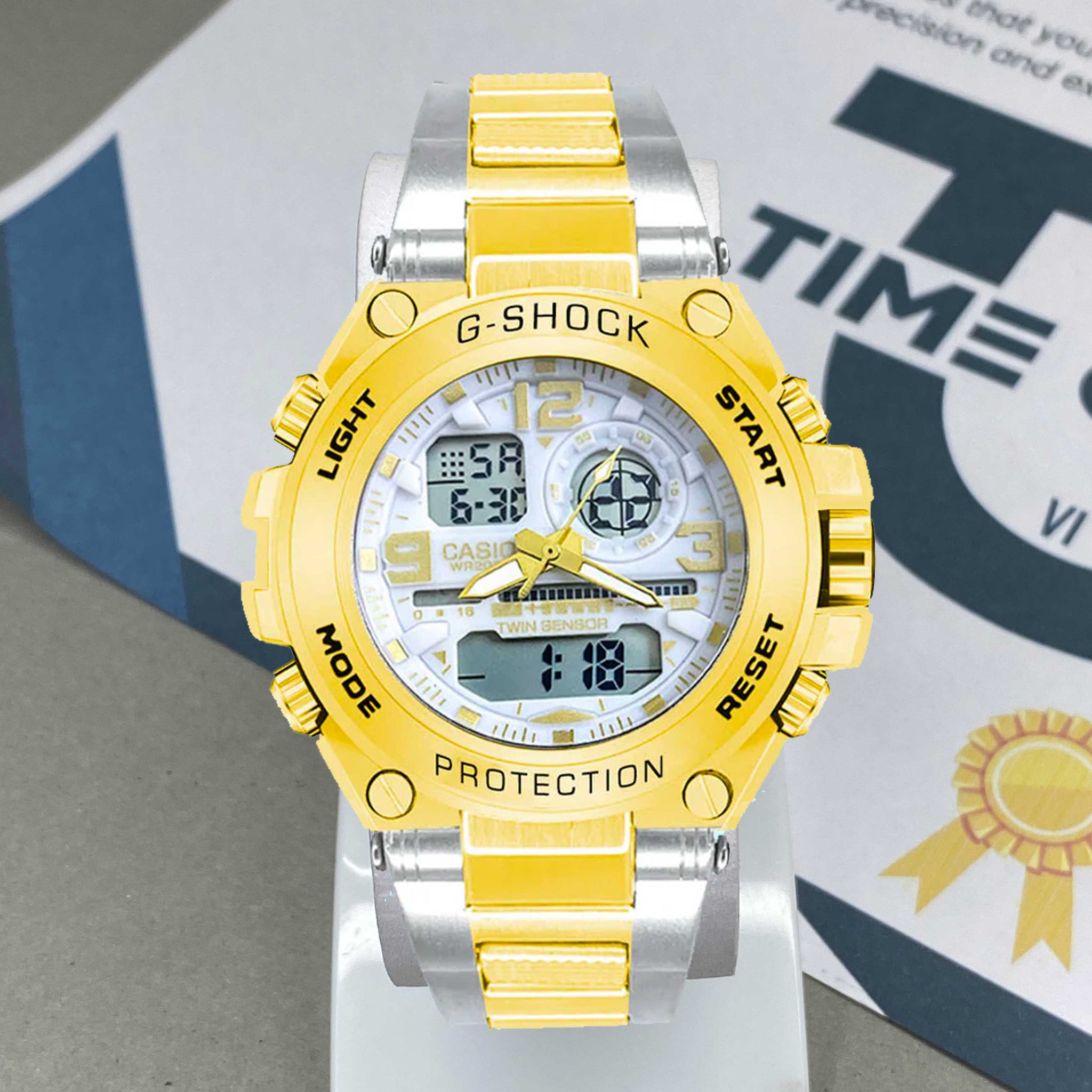 G-Shock Analog & Digital Chain Sports Watch