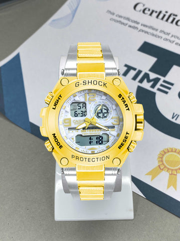 G-Shock Analog & Digital Chain Sports Watch