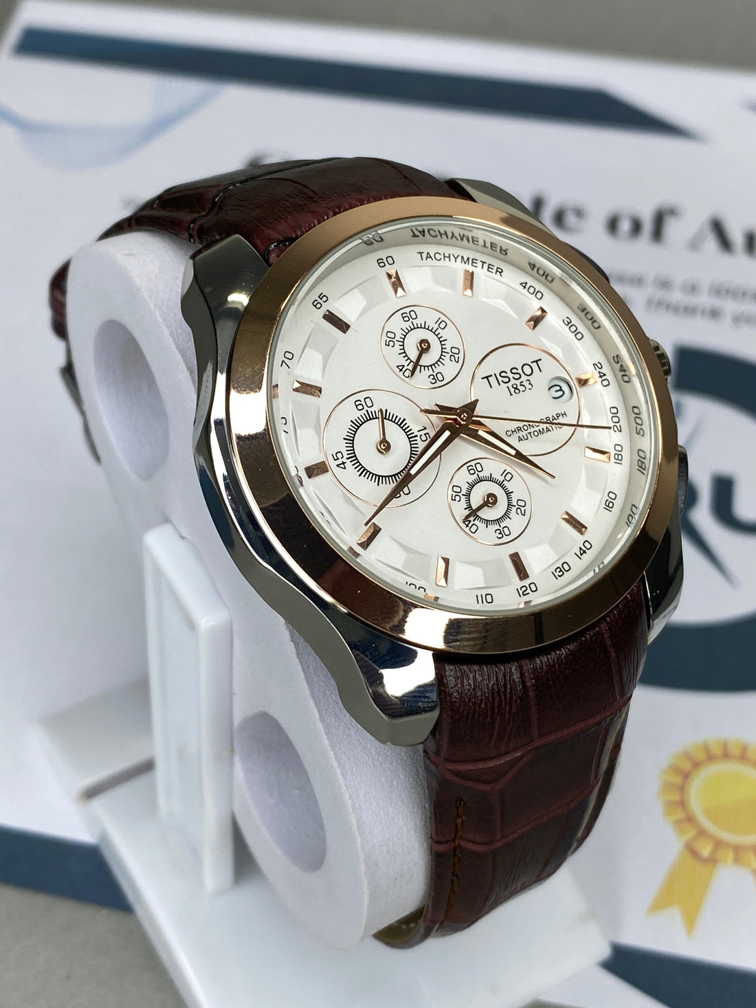 Tis-1853 Chronograph Watch With Master Lock