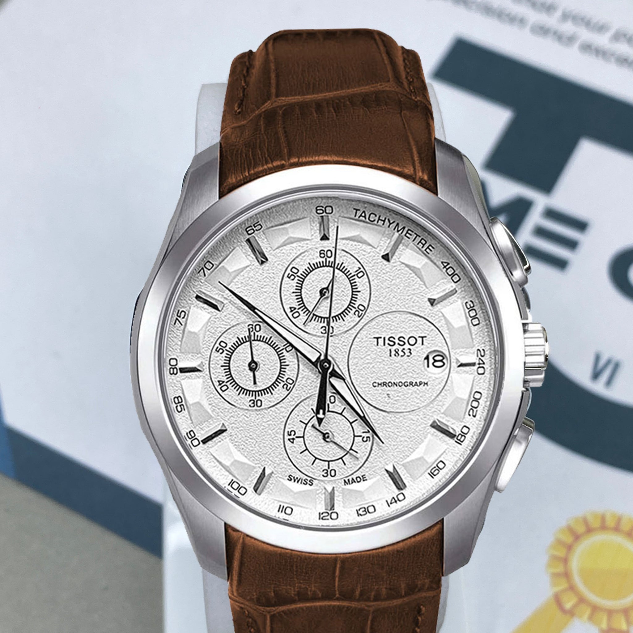 Tis-1853 Chronograph Watch With Master Lock